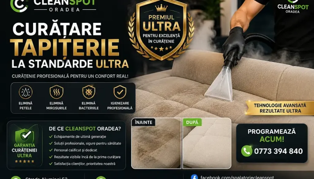 curatare tapiterie oradea cleanspot premium